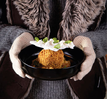 Image fotografie jídla pro restauraci Na kraji lesa