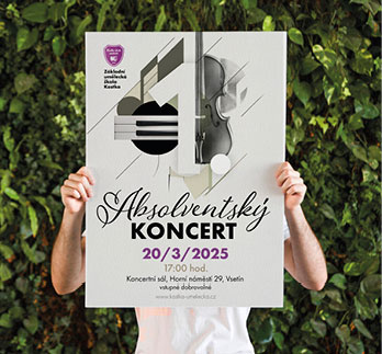 Plakáty pro ZUŠ Kostka