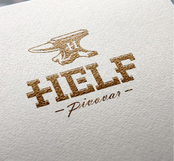 Tvorba loga pivovaru HELF
